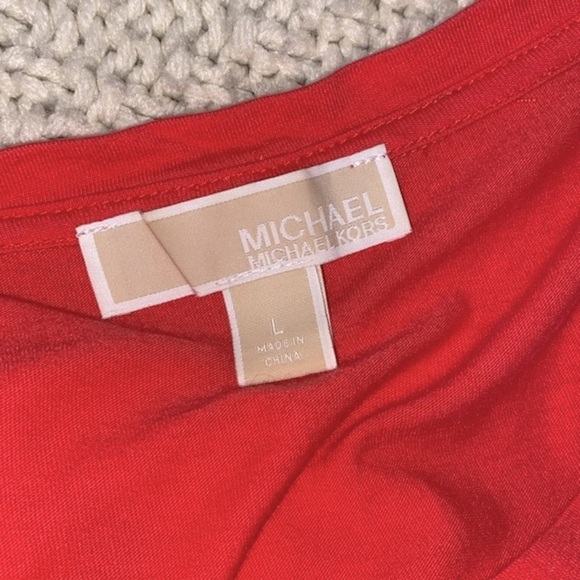 Michael Michael Kors red top size large - Picture 3 of 7